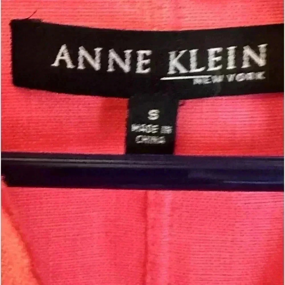 Anne Klein Pink Blazer Size Small Open Front EUC Gorgeous!! - Picture 3 of 7